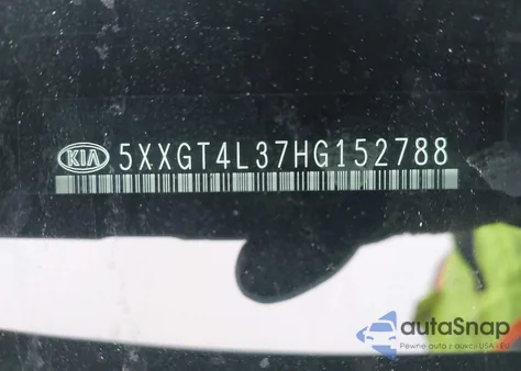 2017 Kia Optima Lx z USA, uszkodzony, nr VIN 5XXGT4L37HG152788